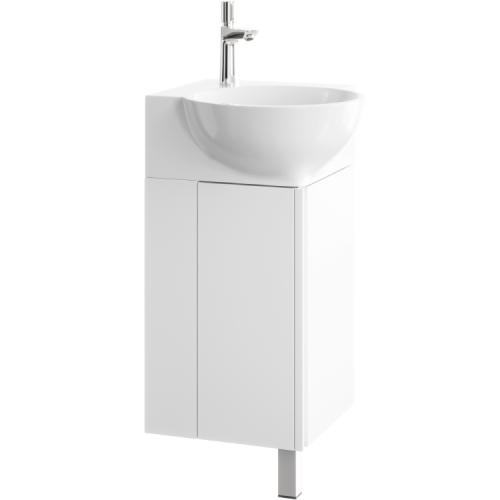 Тумба под раковину Aqwella Y POR0104WW 40х40 напольная цвет белый