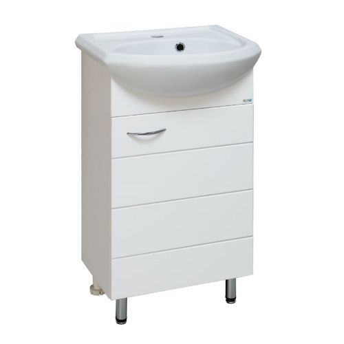 Тумба под раковину Runo КИПАРИС 00000000880 40х30 напольная цвет белый