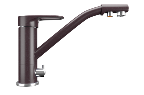 Смеситель для кухни Ulgran Classic U-010-345 на мойку коричневый