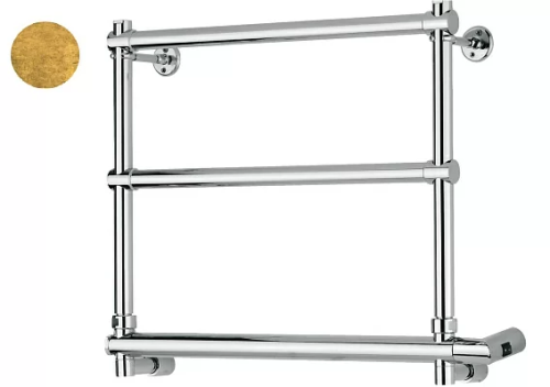 Полотенцесушитель электрический Margaroli Sole 5404703OBNC 45х55 латунь