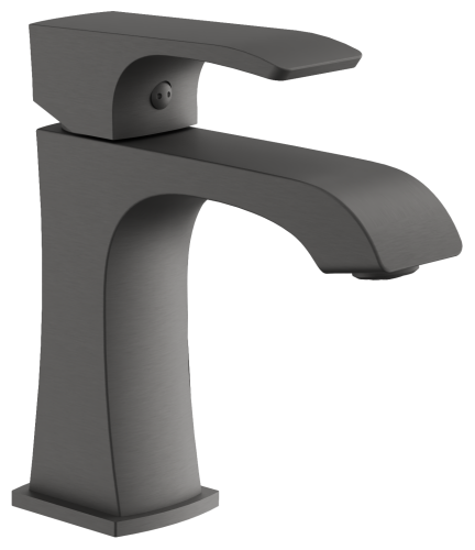 Смеситель BELZ B10507-3 на раковину оружейная сталь