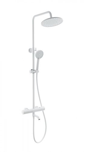 Душевая стойка Wonzon & Woghand Inn WW-A3006-T1-MW настенная цвет белый с термостатом