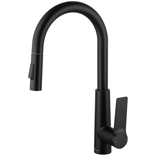 Смеситель для кухни Wonzon & Woghand WW-A20782-MB на мойку черный