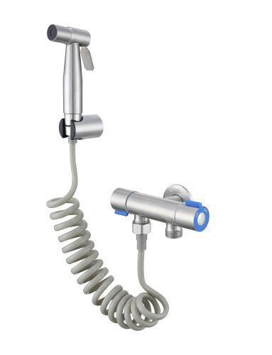 Гигиенический душ со смесителем Fmark FS-FXQ01L серый