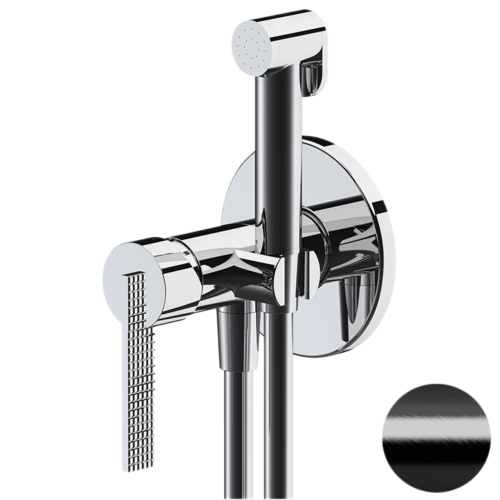 Гигиенический душ со смесителем Daniel ANC645BP4DCFZ серый