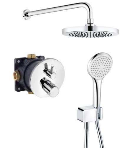 Душевая система Kludi ZENTA 389300545 встраиваемая в стену цвет хром