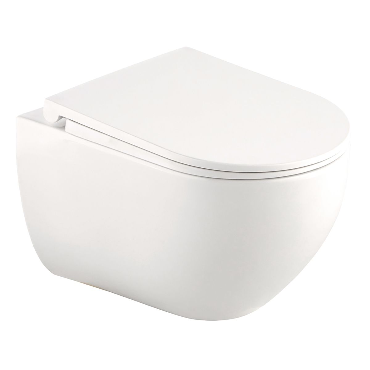 Чаша унитаза подвесная Kale ZERO 310200100051 цвет белый без сиденья безободковая каскадный смыв