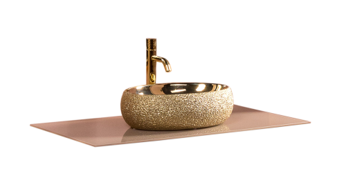 Столешница Armadi Art NeoArt/Monaco 853-100-CP 100х50 накладная цвет коричневый