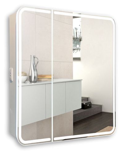 Зеркало-шкаф Azario Alliance LED-00002516 80х80 подвесной цвет белый