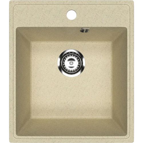 Кухонная мойка Ulgran Practik PR-M 425-002 45х50 цвет бежевый поверхность матовая