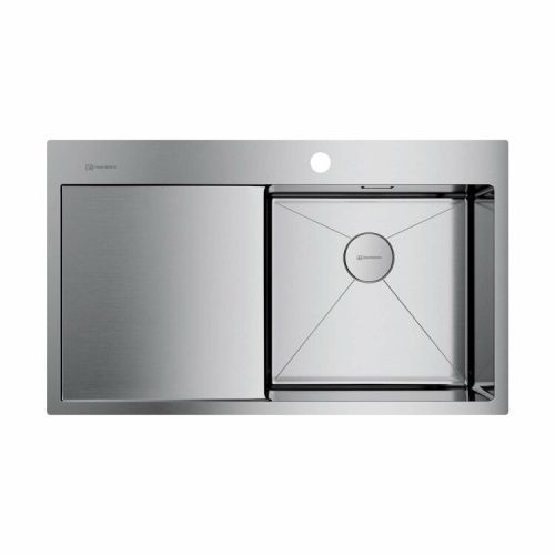 Кухонная мойка Omoikiri Akisame 4993763 85х50 цвет нержавеющая сталь