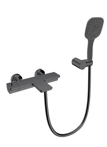 Смеситель для ванны AltroBagno Lamberto AltroBagnoLamberto0224GM настенный оружейная сталь