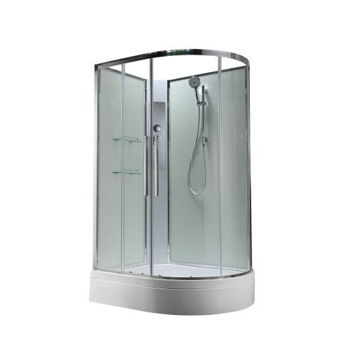 Душевая кабина AvaCan EM EM3812LNT 120х80 асимметричная без крыши ориентация левая