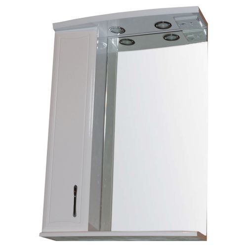 Зеркало-шкаф Loranto Коралл CS00025616 60х70 подвесной цвет белый