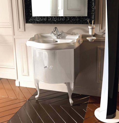 Тумба под раковину Kerasan Retro 7361K5 70х50 подвесная цвет белый