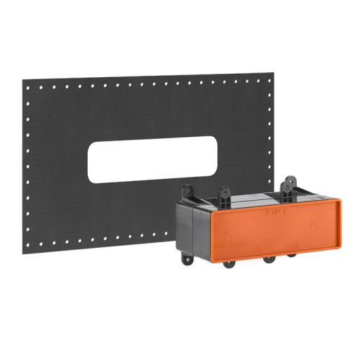 Внутренняя часть встраиваемого однорычажного смесителя с изливом Gessi Complementi 44697#031