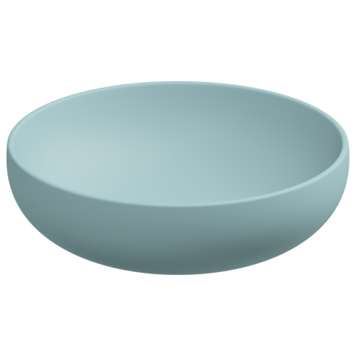 Раковина керамическая GSG Ceramic Design Easy EALAVRO45037 50х50 накладная цвет голубой без отверстий под смеситель