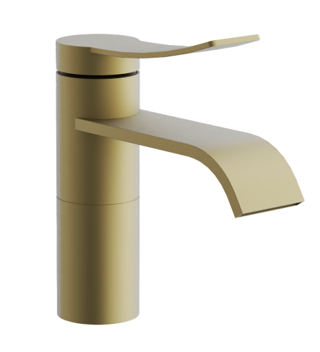 Смеситель BELZ B10812-5 на раковину золото