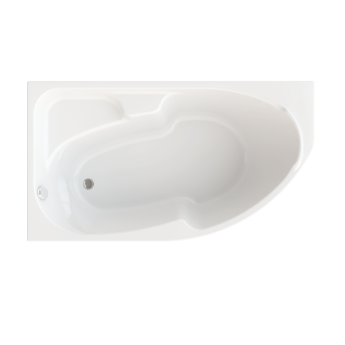 Ванна акриловая Тритон София Щ0000046115 170х95 пристенная асимметричная без каркаса