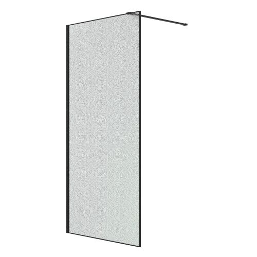 Душевая перегородка Niagara Nova NG-781-90BLACK 90х200 стекло матовое профиль черный