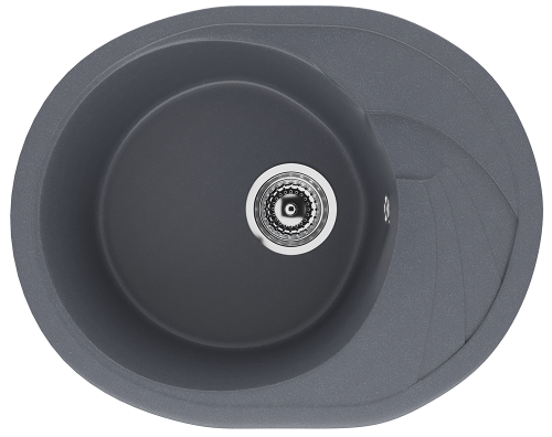 Кухонная мойка Ulgran Classic U-403-343 60х45 цвет серый