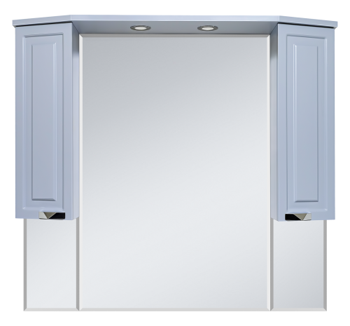 Зеркало-шкаф Misty Терра П-Тер02110-0501 110х100 подвесной цвет серый