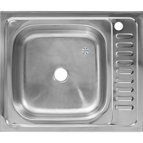 Кухонная мойка Melana 127 t L (*20) 60х50 цвет хром
