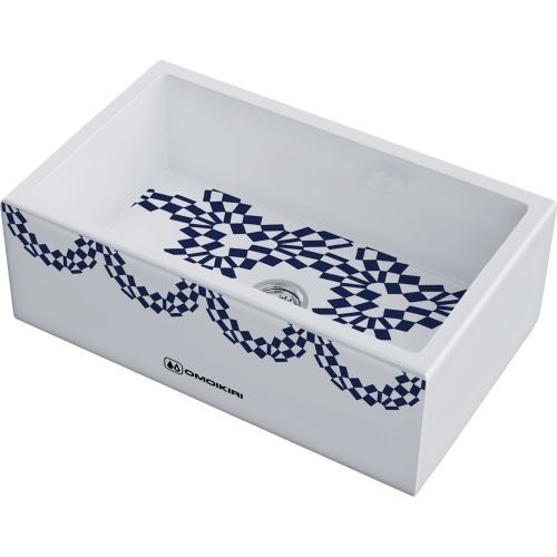 Кухонная мойка Omoikiri Mikura 76-Tokyo-2 4993173 75х45 цвет белый