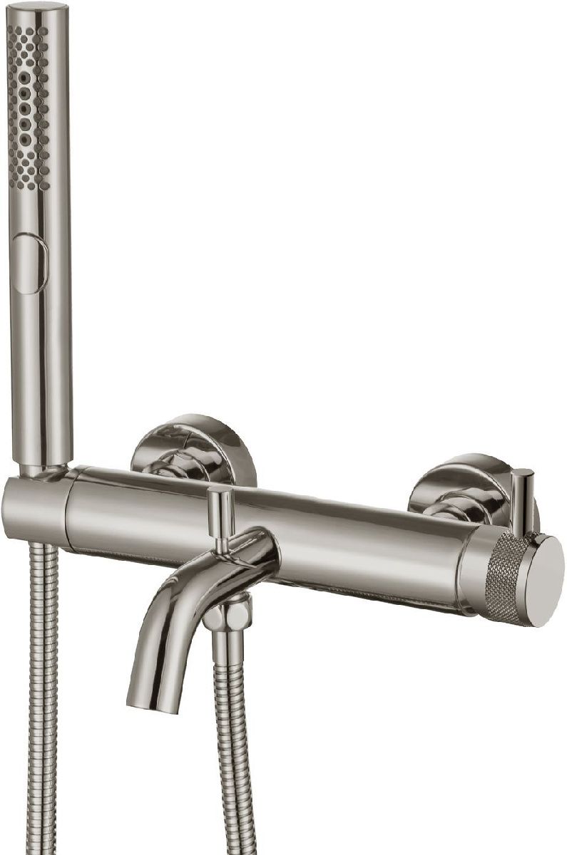 Смеситель для ванны с душем Allen Brau Priority 5.31D10-BN настенный никель