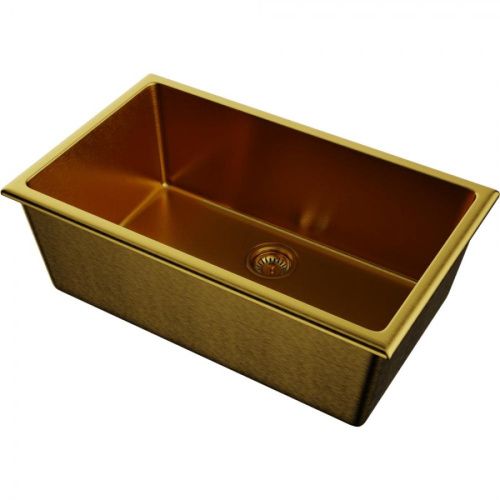 Кухонная мойка Omoikiri Okinoshima 4993169 75х45 цвет золото поверхность матовая