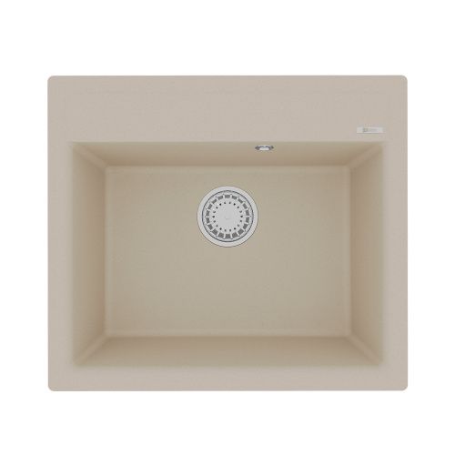Кухонная мойка LeMark Hanka 570 9910014 55х50 цвет бежевый поверхность матовая