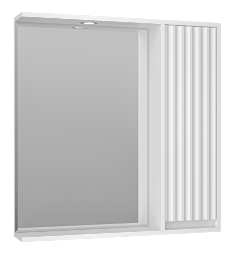 Зеркало-шкаф Brevita Balaton BAL-04080-01-П 80х80 подвесной цвет белый