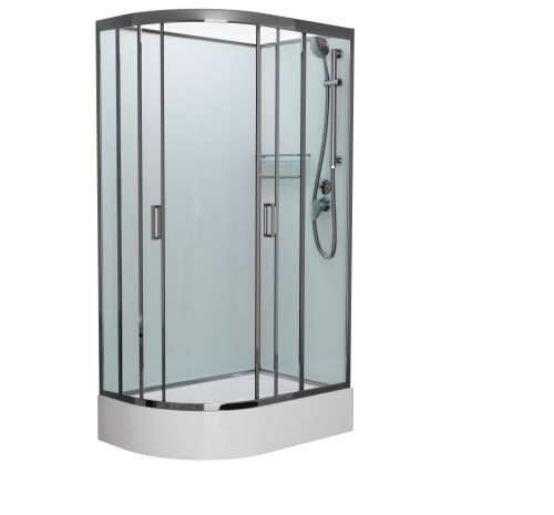 Душевая кабина Frank 182009 120х80 асимметричная без крыши ориентация правая