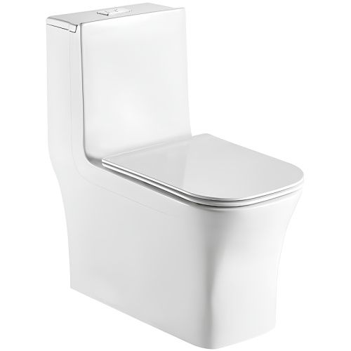 Унитаз напольный с бачком WeltWasser WW GLANBACH 001 GL-WT (10000009942) белый с сиденьем микролифт безободковый смыв торнадо