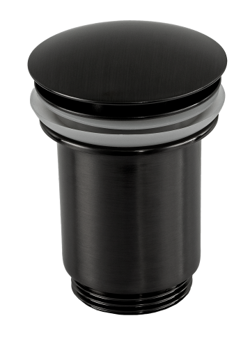 Донный клапан Remer 904CC114CFP черный