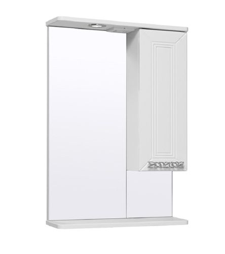 Зеркало-шкаф Runo МОНРО 00-00000459 50х80 подвесной цвет белый