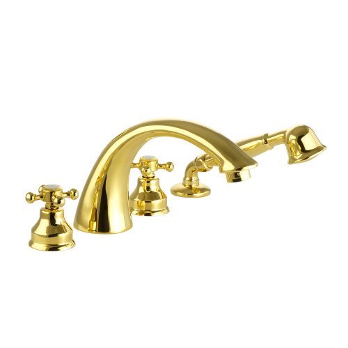 Смеситель Migliore LADY 18850 на борт ванны золото