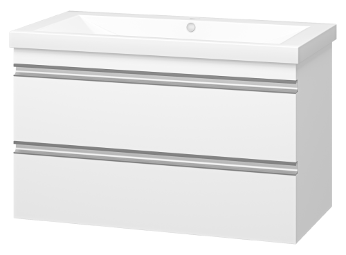 Тумба под раковину Misty Ингрид П-Инг-01090-011П2Я 90х50 подвесная цвет белый