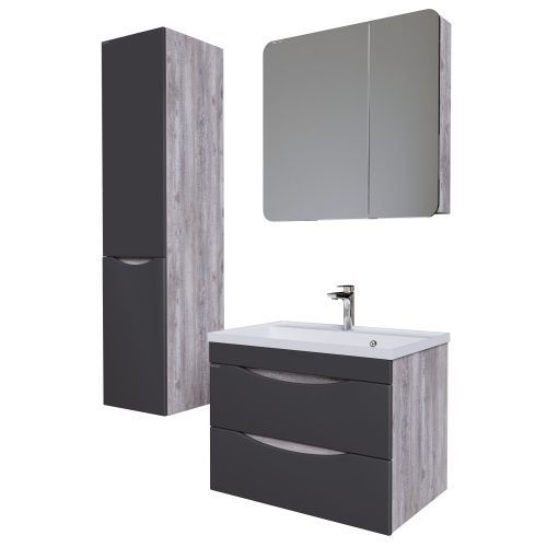 Раковина из искусственного камня Madera Classica 4627173210188 80х50 накладная цвет белый