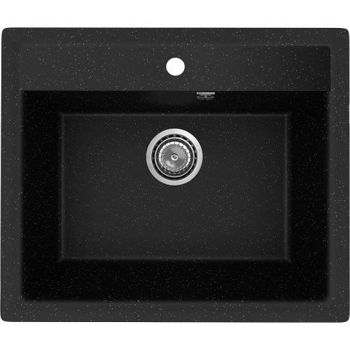 Кухонная мойка Ulgran Practik PR-M 565-004 55х50 цвет черный