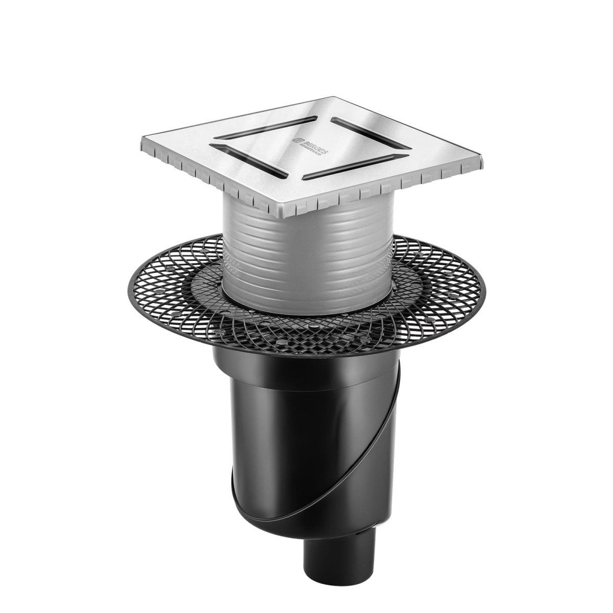 Душевой трап Berges PLATZ Norma 091059 25х25 хром