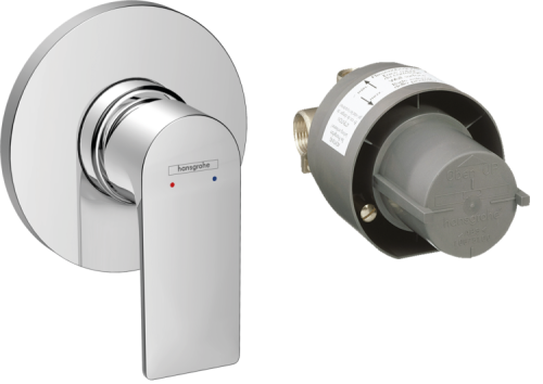 Смеситель Hansgrohe Rebris E 72658000 встраиваемый в стену хром