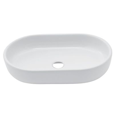 Раковина керамическая Kale ZERO 310200200269(7191815800)310200200061) 60х40 накладная цвет белый без отверстий под смеситель