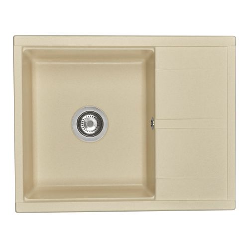 Кухонная мойка Aquaton Делия 1A718632DE290 65х50 цвет бежевый поверхность матовая