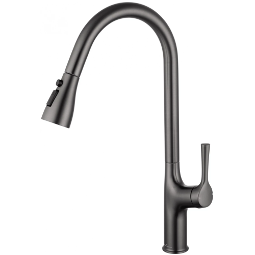 Смеситель для кухни Wonzon & Woghand WW-AE54123-BGG на мойку серый