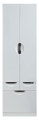 Шкаф-пенал Misty Орхидея П-Жас05060-011К2Я 60х200 напольный цвет белый