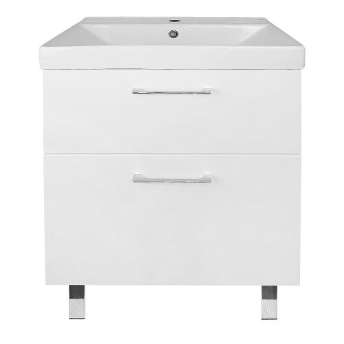 Тумба с раковиной Azario Ника CS00091368 60х50 напольная цвет белый