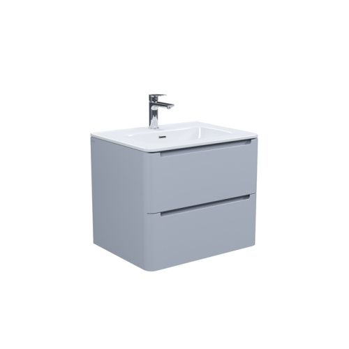 Тумба с раковиной Iddis Edifice EDI60L0i95K 60х50 подвесная цвет серый