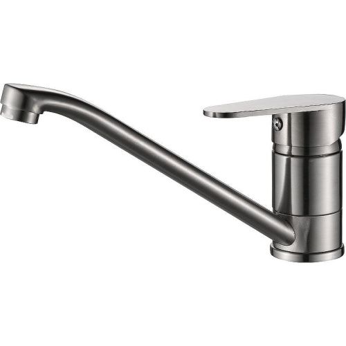 Смеситель для кухни Haiba HB802 HB42802 на мойку нержавеющая сталь