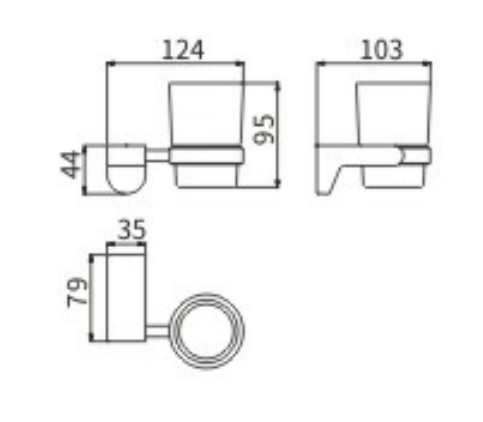 Стакан CeramaLux Neo 51002 - фото 2